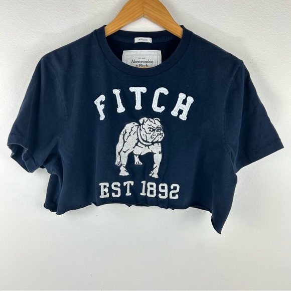 Abercrombie and Fitch Women’s Embroidered Crop Top. Size XXL - Picture 1 of 8